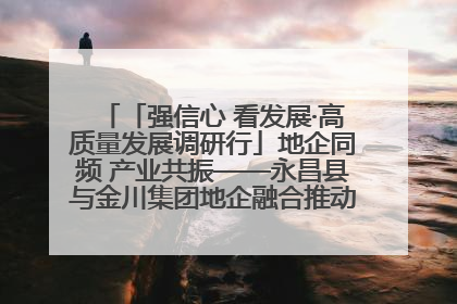 「强信心 看发展·高质量发展调研行」地企同频 产业共振——永昌县与金川集团地企融合推动重大项目建设