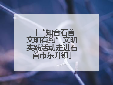“知音石首 文明有约”文明实践活动走进石首市东升镇