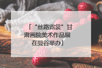 “丝路霓裳”甘肃画院美术作品展在曼谷举办