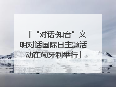 “对话·知音”文明对话国际日主题活动在匈牙利举行