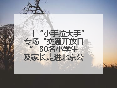 “小手拉大手”专场“交通开放日” 80名小学生及家长走进北京公交馆 感受百年公交文化