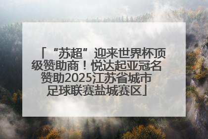 “苏超”迎来世界杯顶级赞助商！悦达起亚冠名赞助2025江苏省城市足球联赛盐城赛区
