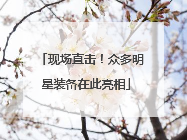 现场直击！众多明星装备在此亮相