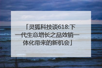 灵狐科技谈618:下一代生意增长之品效销一体化带来的新机会