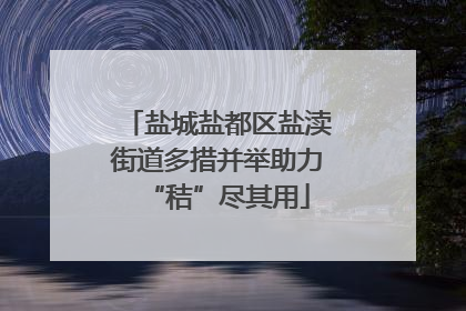 盐城盐都区盐渎街道多措并举助力“秸”尽其用