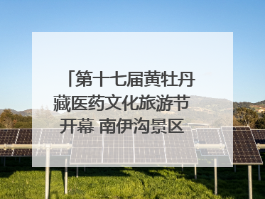 第十七届黄牡丹藏医药文化旅游节开幕 南伊沟景区重新开放