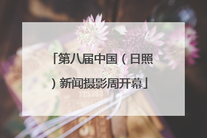 第八届中国（日照）新闻摄影周开幕