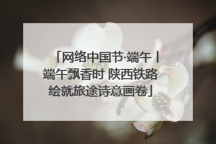 网络中国节·端午丨端午飘香时 陕西铁路绘就旅途诗意画卷