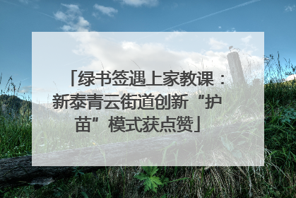 绿书签遇上家教课：新泰青云街道创新“护苗”模式获点赞