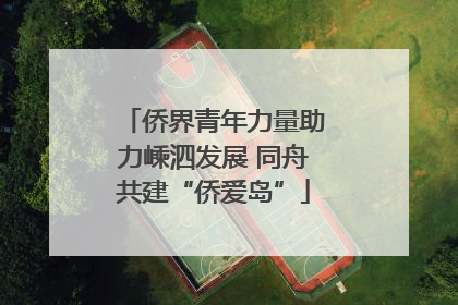 侨界青年力量助力嵊泗发展 同舟共建“侨爱岛”
