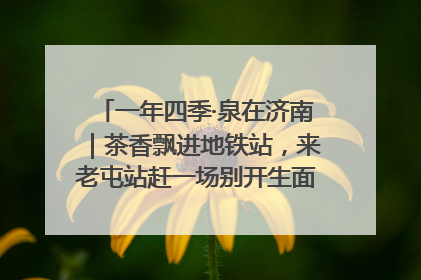 一年四季·泉在济南｜茶香飘进地铁站，来老屯站赶一场别开生面的“茶韵市集”！