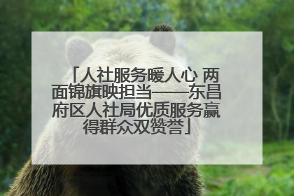 人社服务暖人心 两面锦旗映担当——东昌府区人社局优质服务赢得群众双赞誉