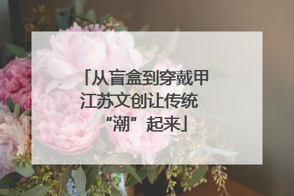 从盲盒到穿戴甲 江苏文创让传统“潮”起来