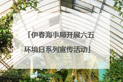 伊春海事局开展六五环境日系列宣传活动