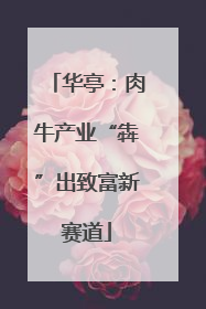 华亭：肉牛产业“犇”出致富新赛道