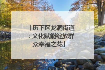 历下区龙洞街道：文化赋能绽放群众幸福之花