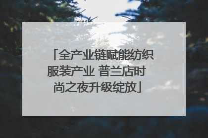 全产业链赋能纺织服装产业 普兰店时尚之夜升级绽放