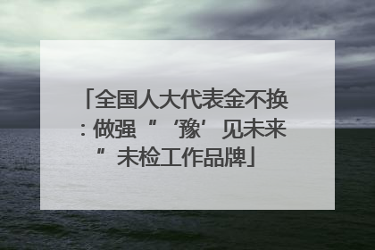 全国人大代表金不换：做强“‘豫’见未来”未检工作品牌