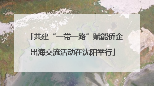共建“一带一路”赋能侨企出海交流活动在沈阳举行