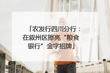 农发行四川分行：在叙州区擦亮“粮食银行”金字招牌