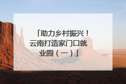助力乡村振兴！云南打造家门口就业圈（一）