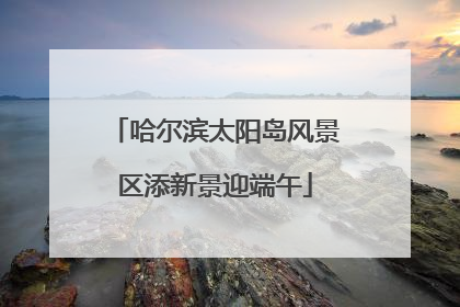 哈尔滨太阳岛风景区添新景迎端午