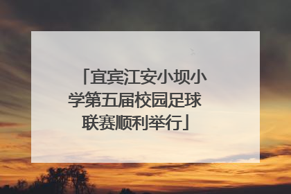 宜宾江安小坝小学第五届校园足球联赛顺利举行