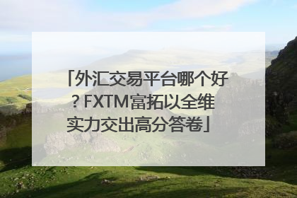 外汇交易平台哪个好？FXTM富拓以全维实力交出高分答卷