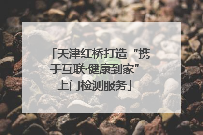 天津红桥打造“携手互联·健康到家”上门检测服务