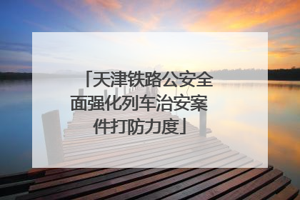 天津铁路公安全面强化列车治安案件打防力度