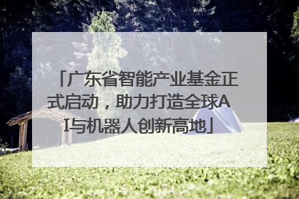 广东省智能产业基金正式启动，助力打造全球AI与机器人创新高地