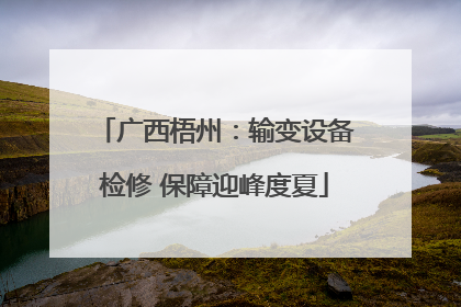 广西梧州：输变设备检修 保障迎峰度夏