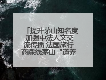 提升茅山知名度 加强中法人文交流传播 法国旅行商踩线茅山“道养文化产品”