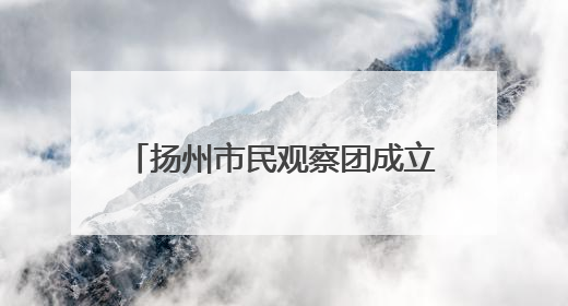 扬州市民观察团成立20周年，198人团队用脚步丈量文明 让城市更有温度