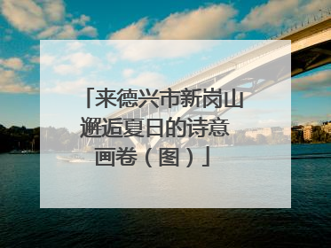 来德兴市新岗山 邂逅夏日的诗意画卷（图）