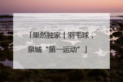 果然独家｜羽毛球，泉城“第一运动”