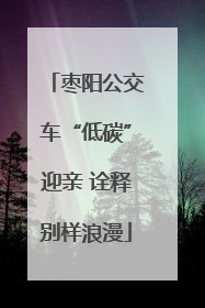 枣阳公交车“低碳”迎亲 诠释别样浪漫