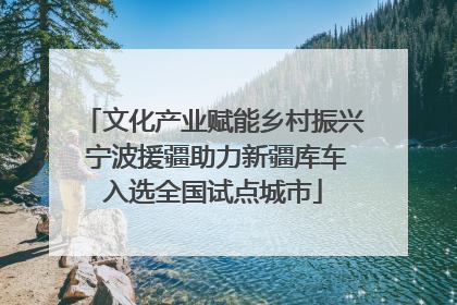 文化产业赋能乡村振兴 宁波援疆助力新疆库车入选全国试点城市