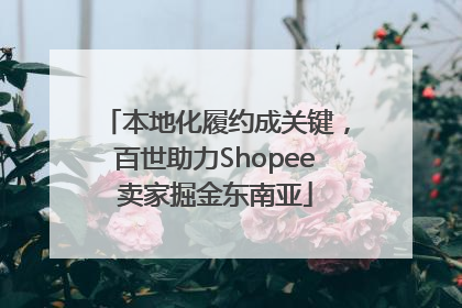 本地化履约成关键，百世助力Shopee卖家掘金东南亚
