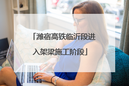 潍宿高铁临沂段进入架梁施工阶段