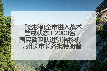 洛杉矶全市进入战术警戒状态！2000名国民警卫队进驻洛杉矶，州长市长齐批特朗普“制造混乱”
