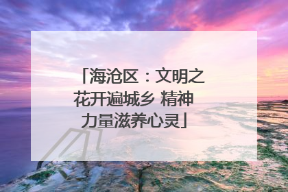 海沧区：文明之花开遍城乡 精神力量滋养心灵