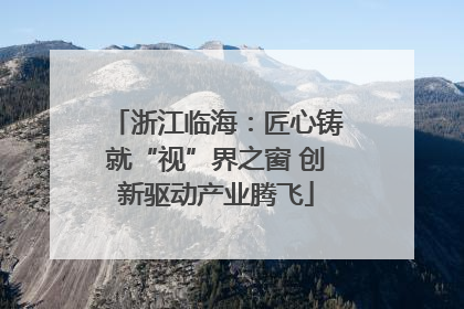 浙江临海：匠心铸就“视”界之窗 创新驱动产业腾飞