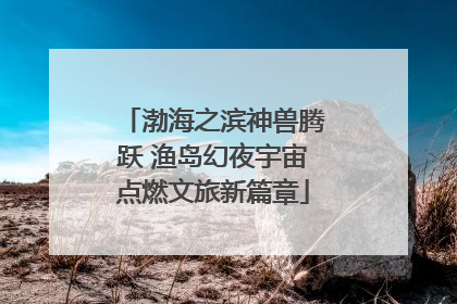 渤海之滨神兽腾跃 渔岛幻夜宇宙点燃文旅新篇章