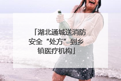 湖北通城送消防安全“处方”到乡镇医疗机构