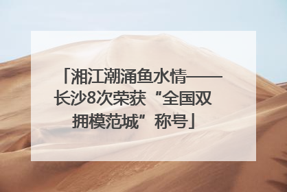 湘江潮涌鱼水情——长沙8次荣获“全国双拥模范城”称号