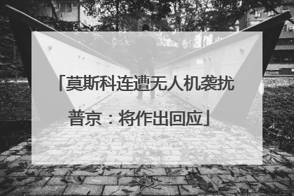 莫斯科连遭无人机袭扰 普京：将作出回应
