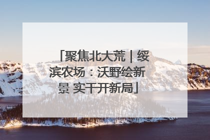 聚焦北大荒｜绥滨农场：沃野绘新景 实干开新局