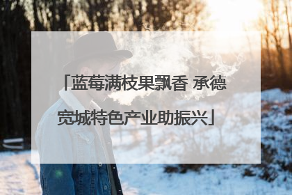 蓝莓满枝果飘香 承德宽城特色产业助振兴
