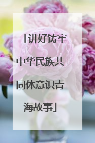 讲好铸牢中华民族共同体意识青海故事